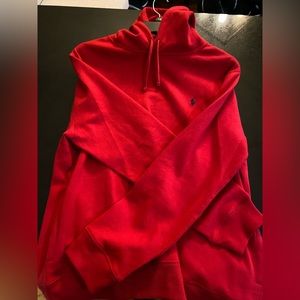 Red polo ralph lauren sweatshirt